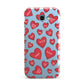 Red Hearts Couples Personalised Samsung Galaxy A7 2017 Case