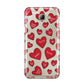 Red Hearts Couples Personalised Samsung Galaxy A8 2016 Case