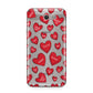 Red Hearts Couples Personalised Samsung Galaxy J7 2017 Case
