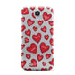 Red Hearts Couples Personalised Samsung Galaxy S4 Case