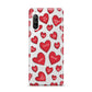 Red Hearts Couples Personalised Sony Xperia 10 III Case