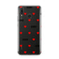 Red Hearts with Couple s Names Huawei Nova 3 Phone Case