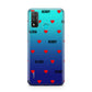 Red Hearts with Couple s Names Huawei P Smart 2020