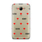 Red Hearts with Couple s Names Huawei Y3 2017
