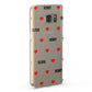Red Hearts with Couple s Names Samsung Galaxy Case Fourty Five Degrees