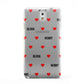 Red Hearts with Couple s Names Samsung Galaxy Note 3 Case