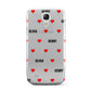 Red Hearts with Couple s Names Samsung Galaxy S4 Mini Case