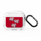 Red Ho Ho Ho Photo Upload Christmas AirPods Clear Case 3rd Gen