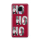 Red Ho Ho Ho Photo Upload Christmas Huawei Mate 20X Phone Case