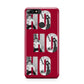 Red Ho Ho Ho Photo Upload Christmas Huawei Y7 2018