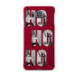 Red Ho Ho Ho Photo Upload Christmas Samsung Galaxy Alpha Case