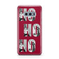 Red Ho Ho Ho Photo Upload Christmas Samsung Galaxy S10E Case
