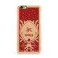 Red Personalised Rudolph Apple iPhone 6 3D Snap Case