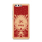 Red Personalised Rudolph Huawei P10 Phone Case