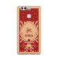 Red Personalised Rudolph Huawei P9 Case