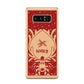 Red Personalised Rudolph Samsung Galaxy Note 8 Case