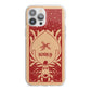 Red Personalised Rudolph iPhone 13 Pro Max TPU Impact Case with White Edges