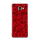 Red Rose Samsung Galaxy A3 2016 Case on gold phone