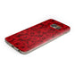 Red Rose Samsung Galaxy Case Bottom Cutout