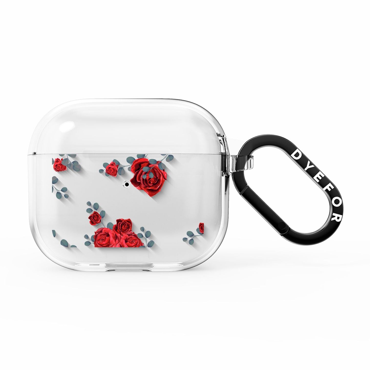 Red Roses AirPods Clear Case 3rd Gen
