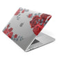 Red Roses Apple MacBook Case Side View