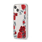 Red Roses iPhone 14 Clear Tough Case Starlight Angled Image