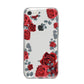 Red Roses iPhone 8 Bumper Case on Silver iPhone
