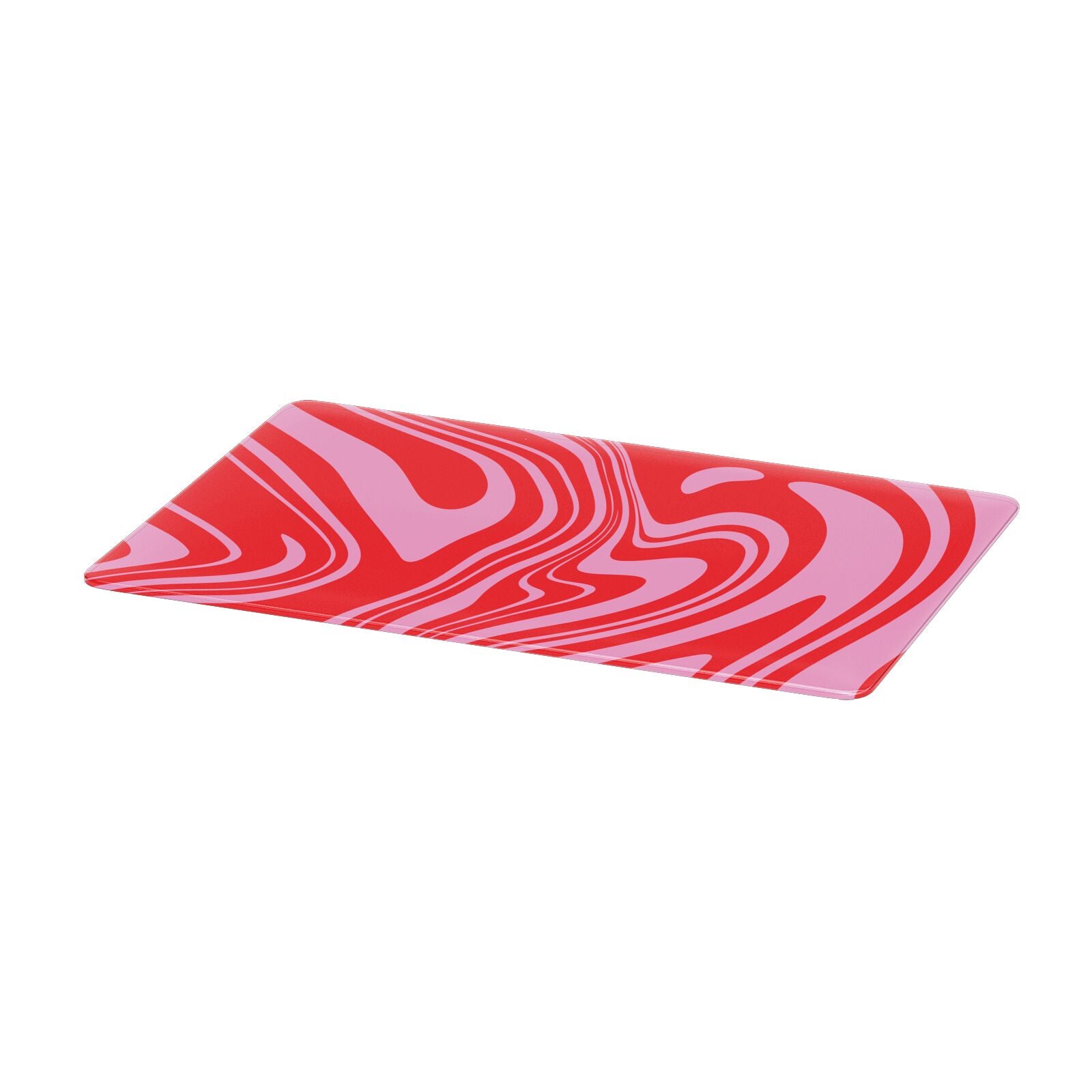 Red Swirl Apple MacBook Case Only
