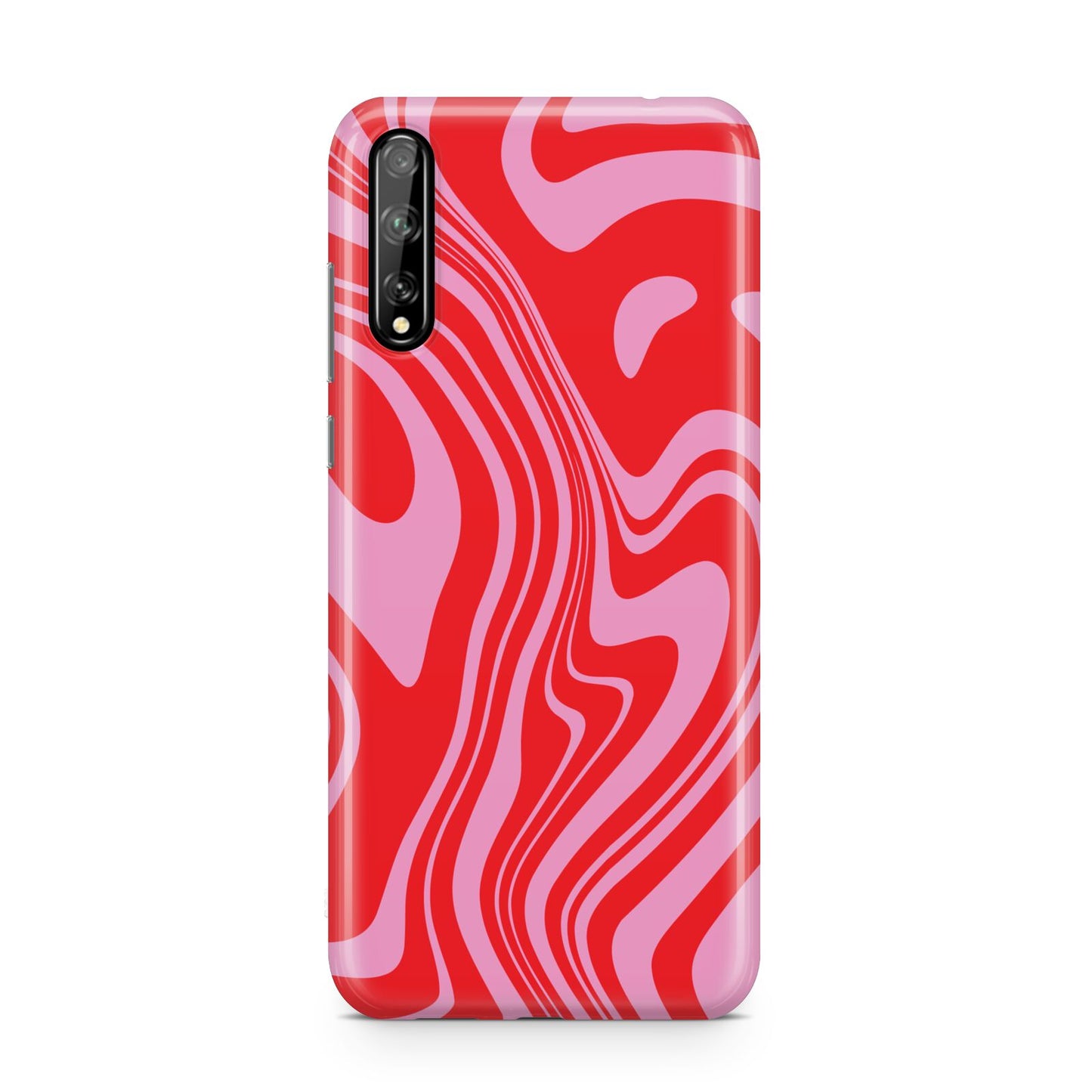 Red Swirl Huawei Enjoy 10s Phone Case