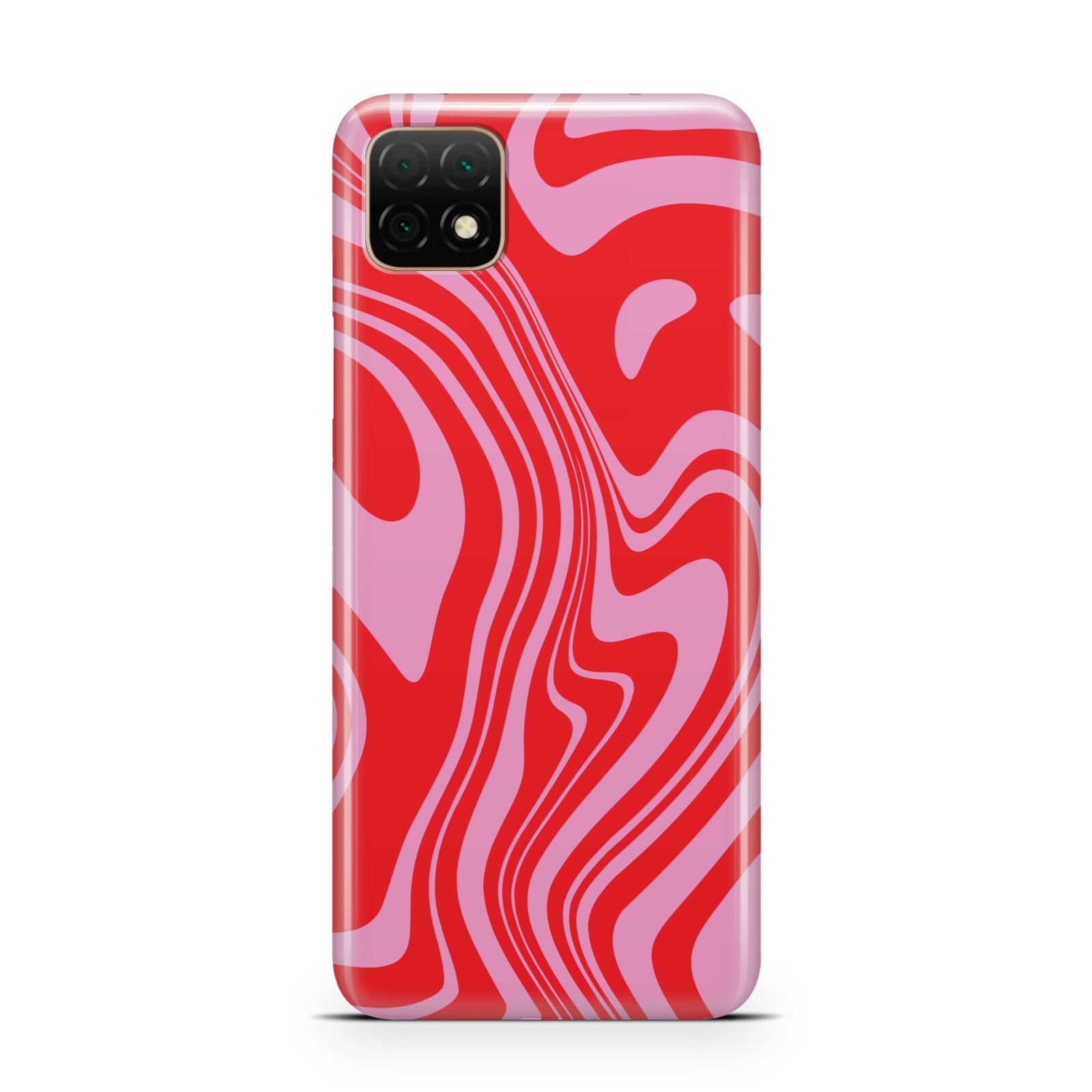 Red Swirl Huawei Enjoy 20 Phone Case