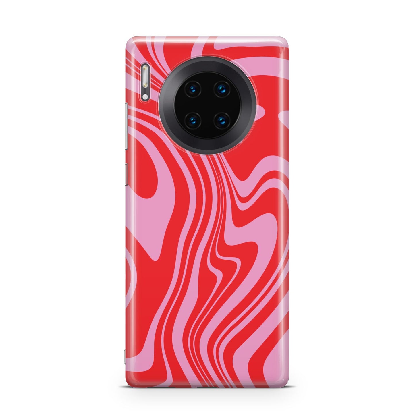 Red Swirl Huawei Mate 30 Pro Phone Case