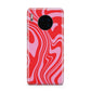 Red Swirl Huawei Mate 30