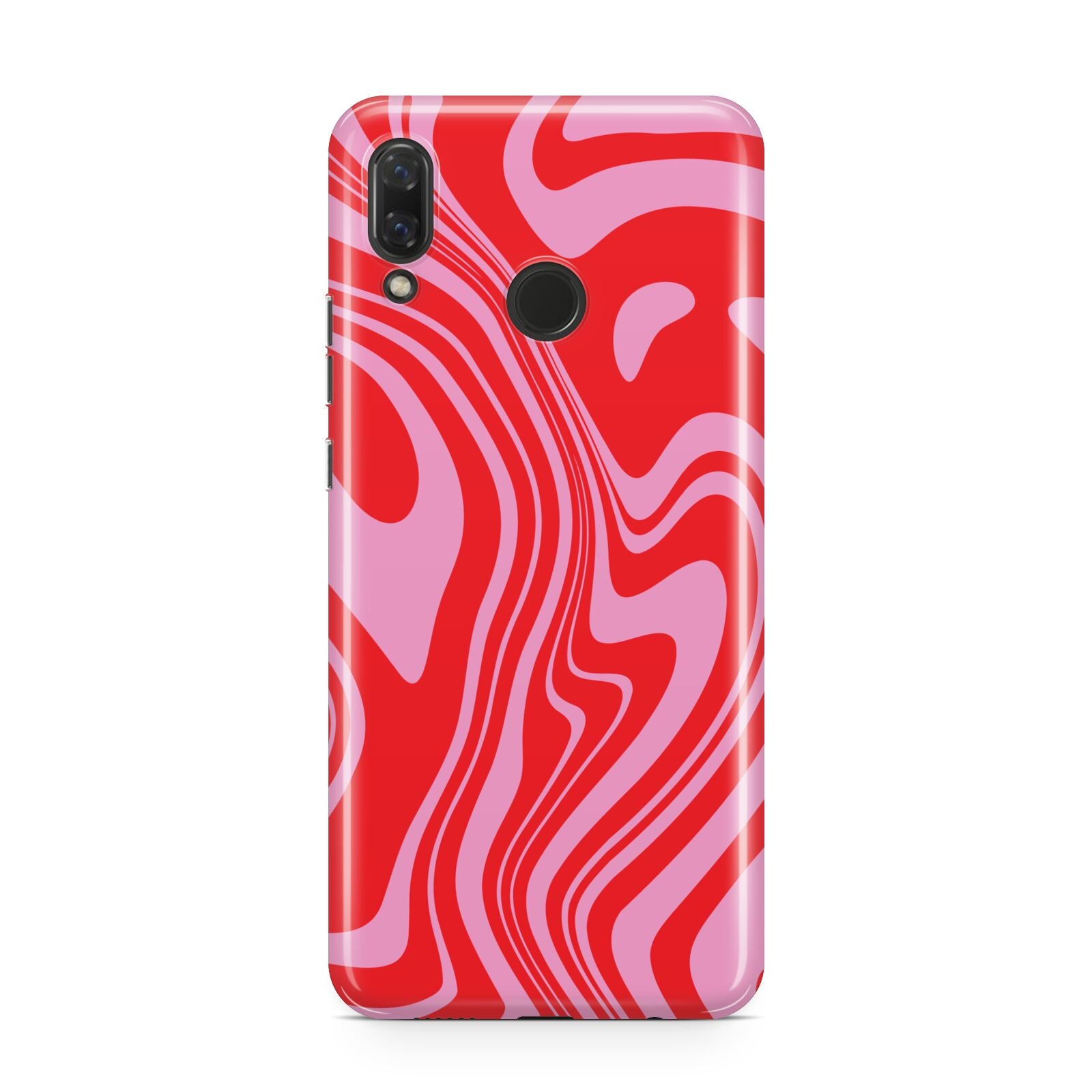 Red Swirl Huawei Nova 3 Phone Case