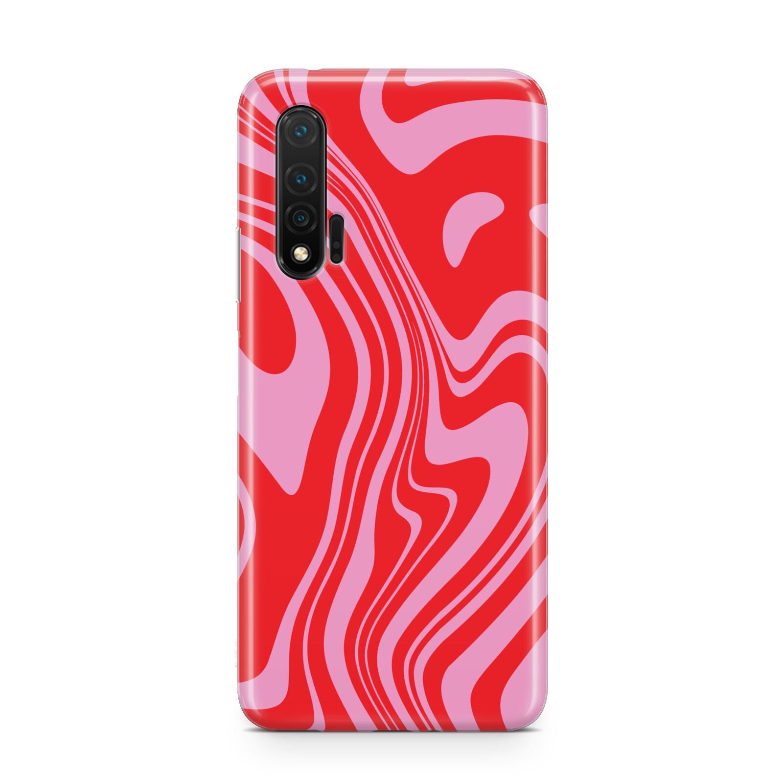 Red Swirl Huawei Nova 6 Phone Case