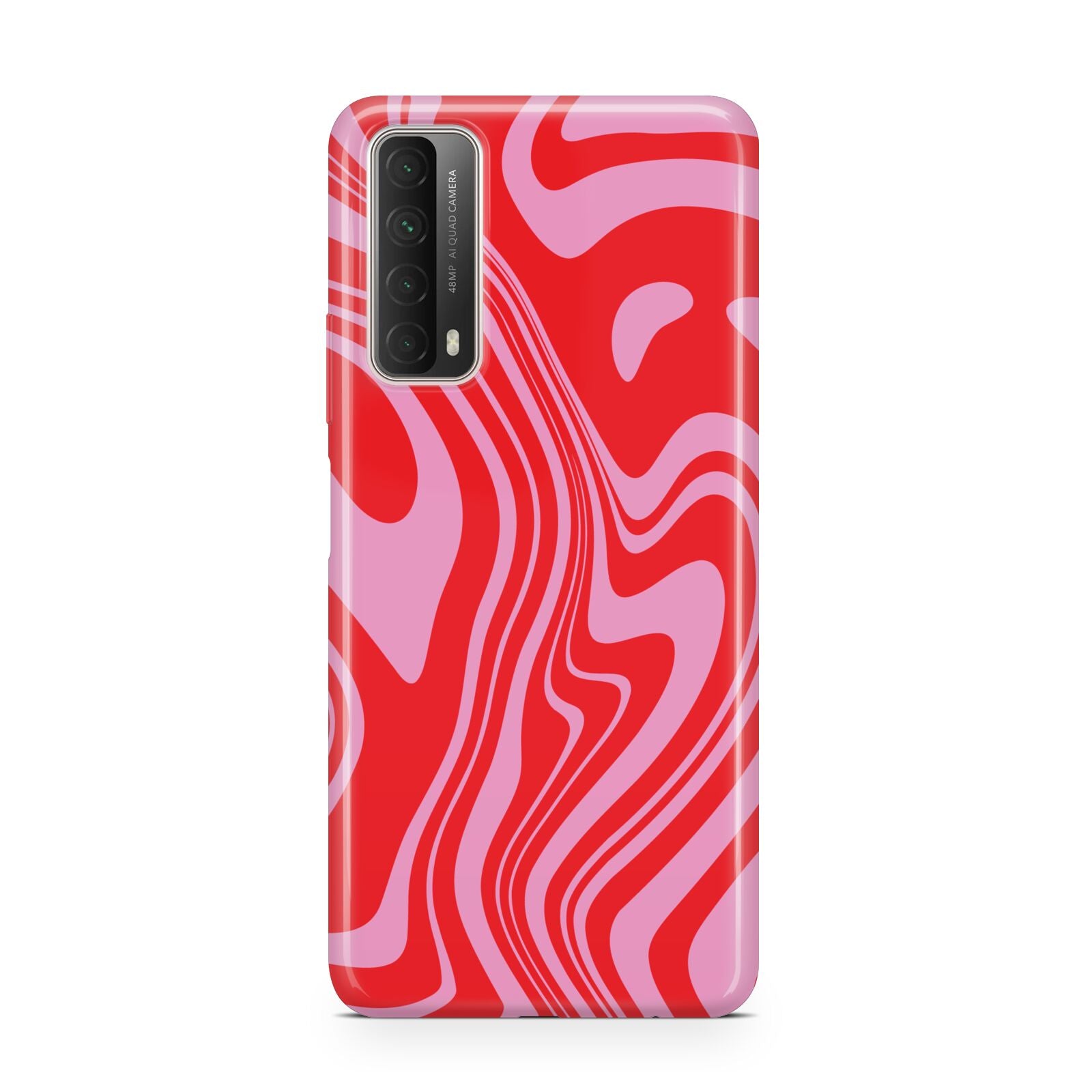 Red Swirl Huawei P Smart 2021
