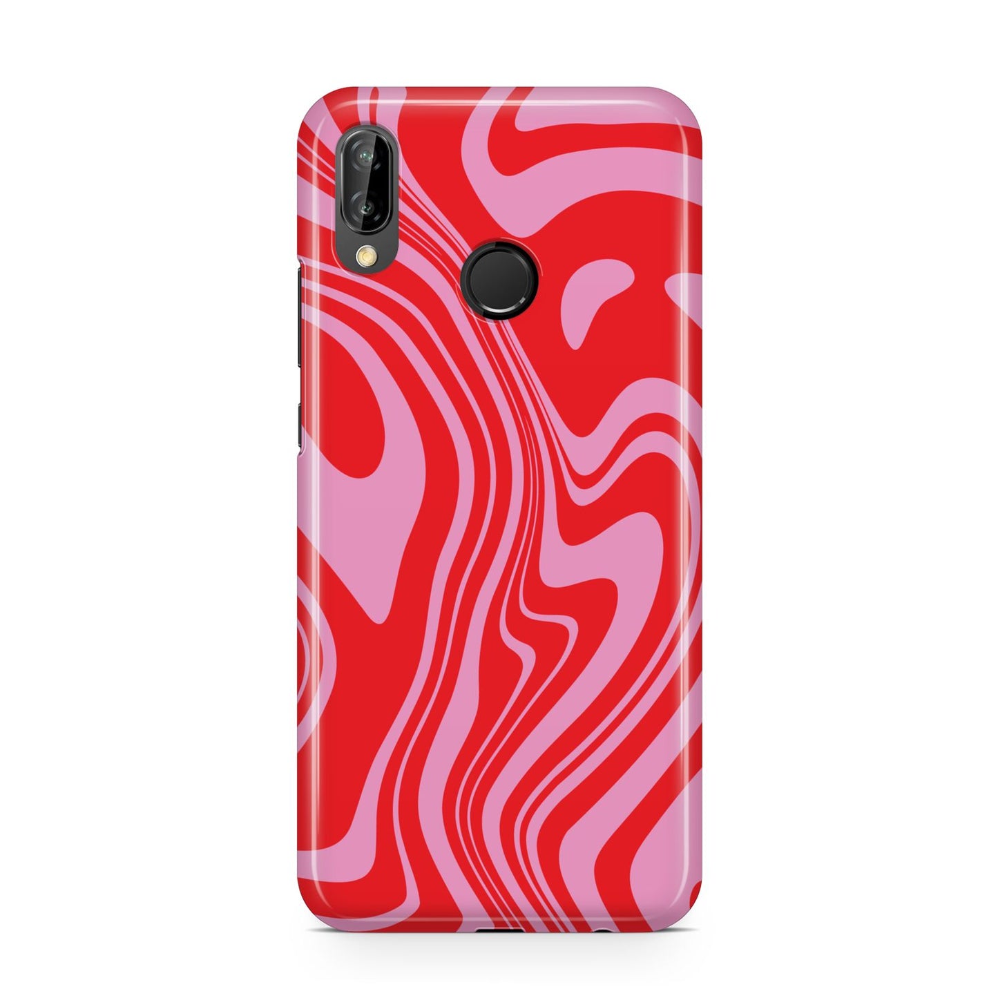 Red Swirl Huawei P20 Lite Phone Case