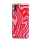 Red Swirl Huawei P20 Phone Case