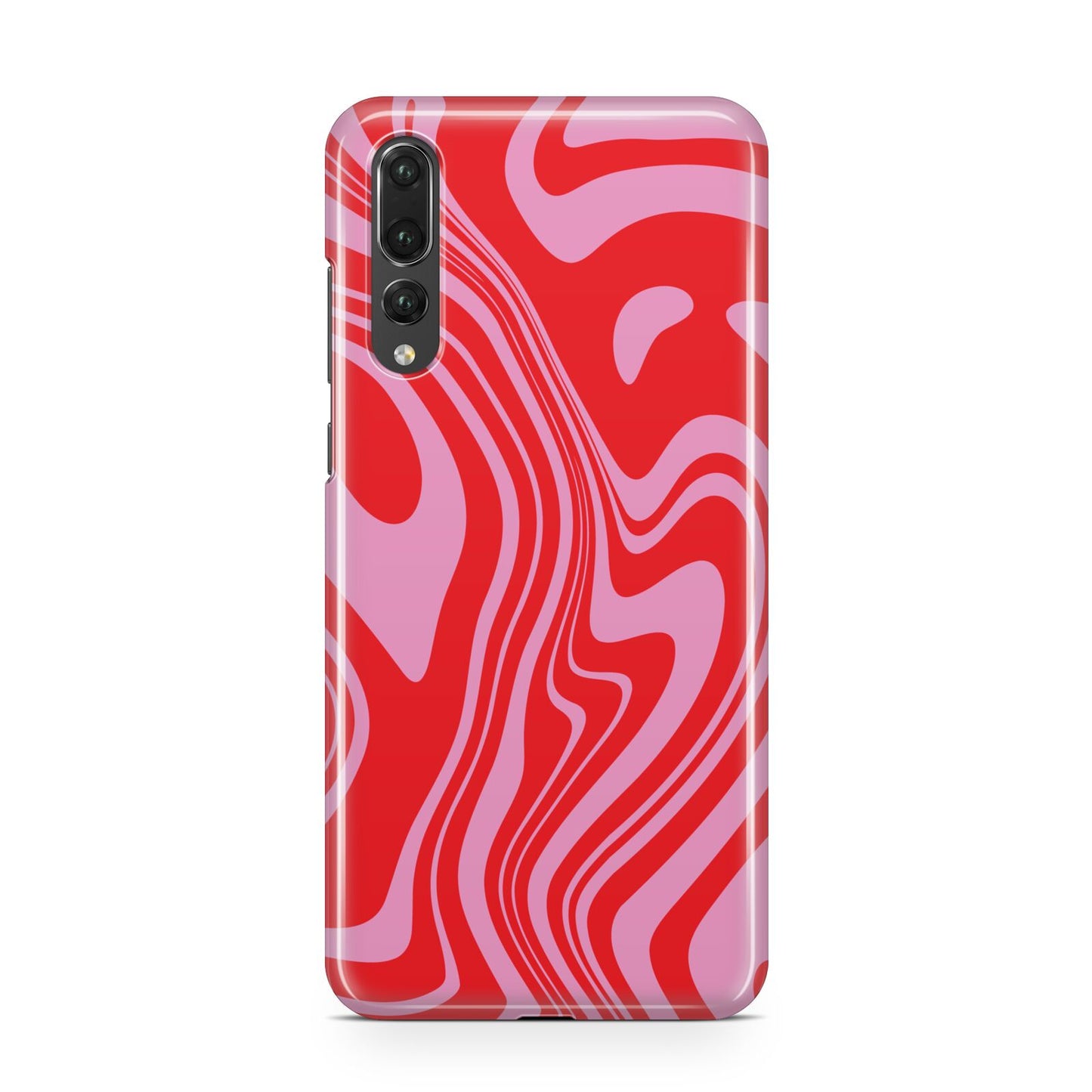 Red Swirl Huawei P20 Pro Phone Case