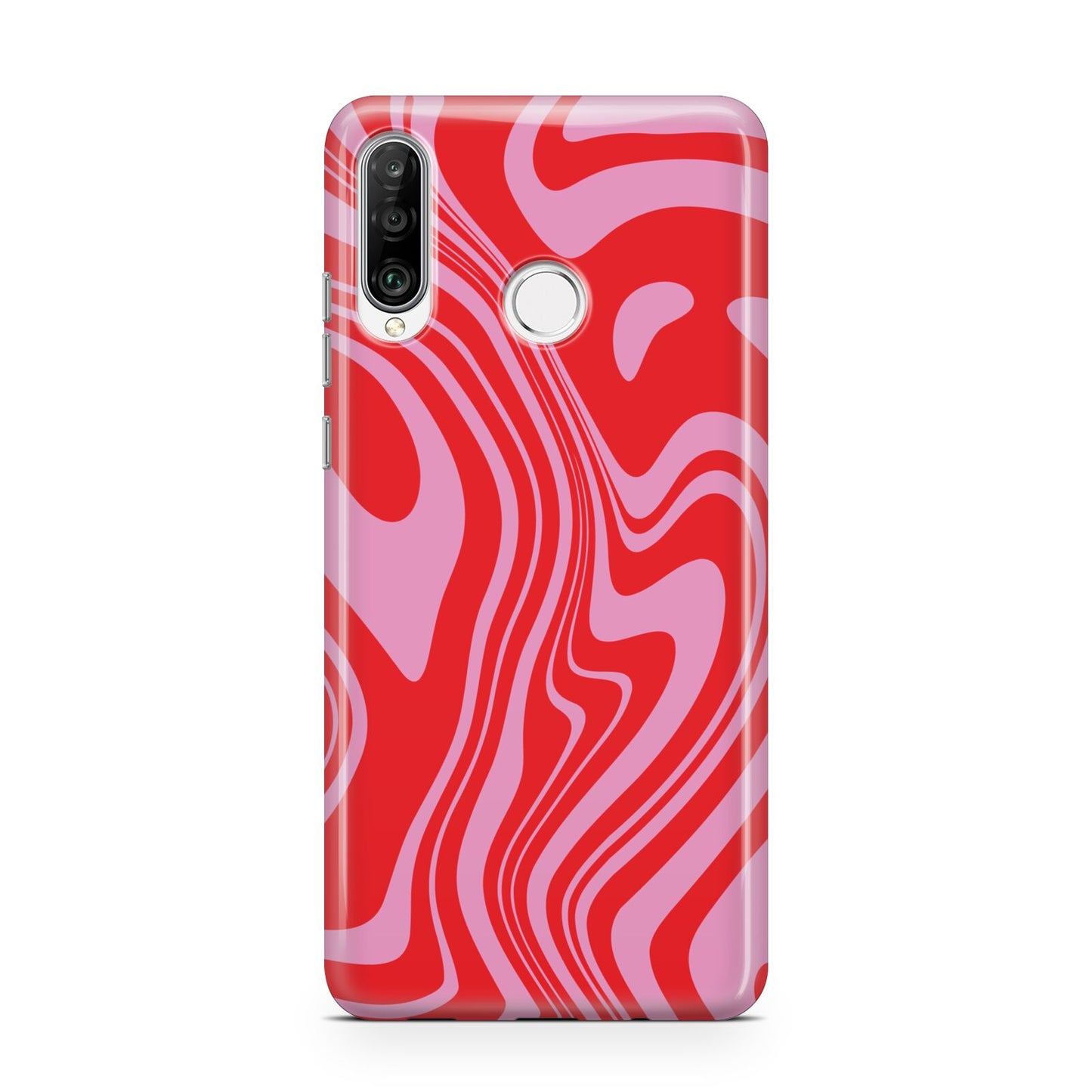 Red Swirl Huawei P30 Lite Phone Case