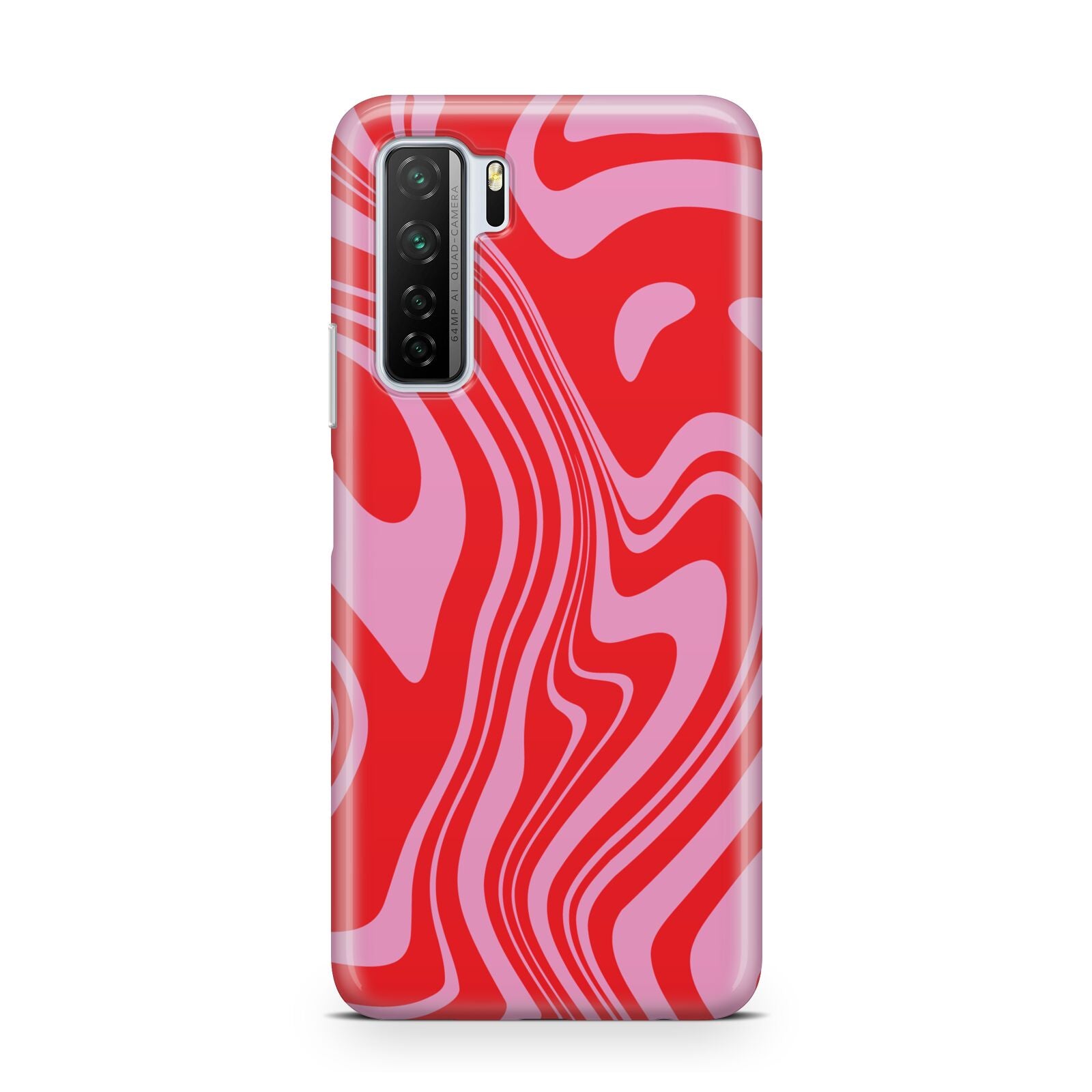 Red Swirl Huawei P40 Lite 5G Phone Case
