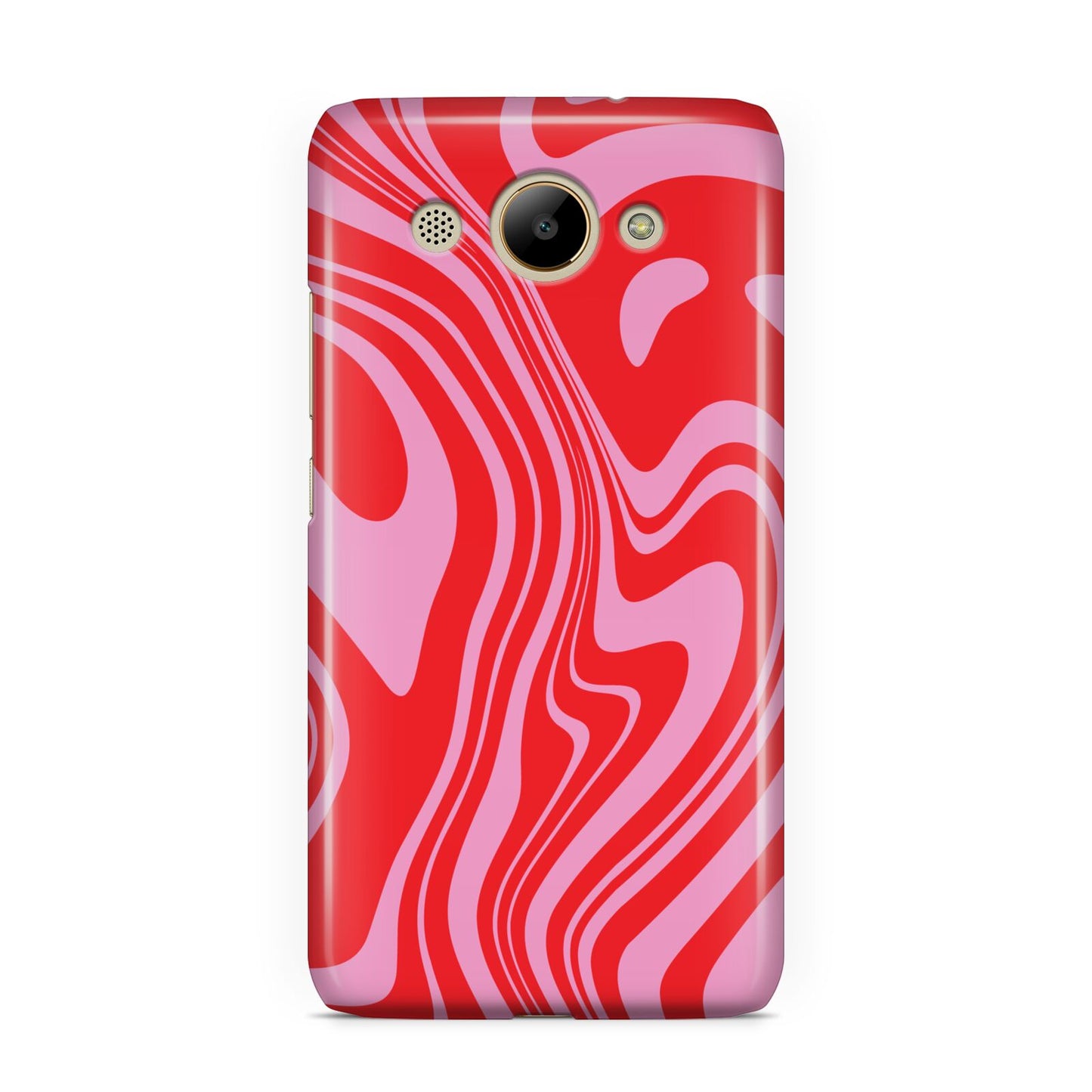 Red Swirl Huawei Y3 2017