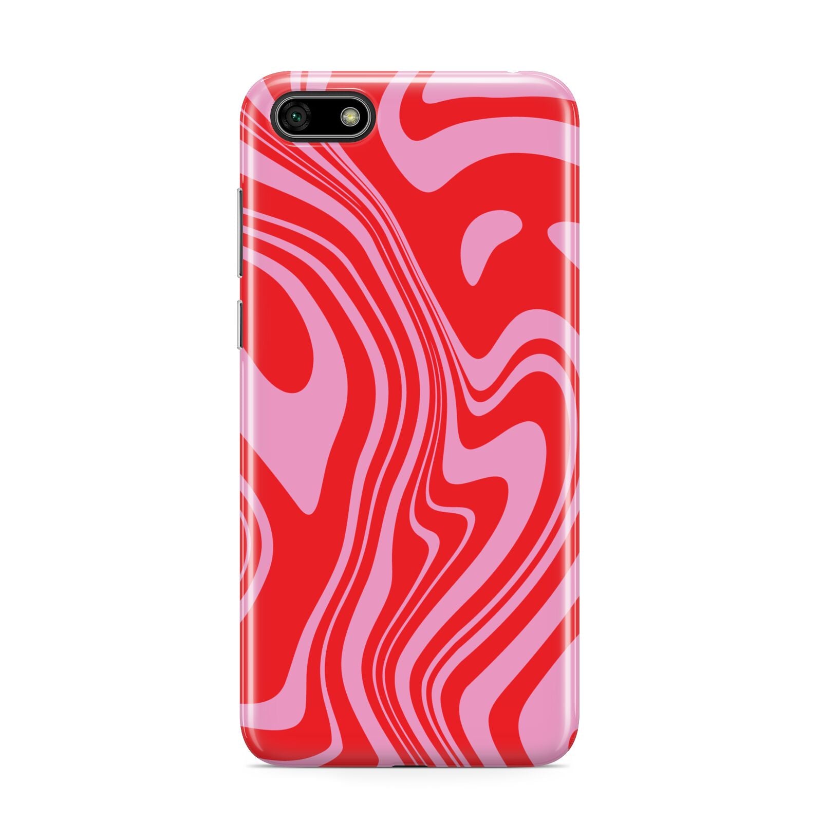 Red Swirl Huawei Y5 Prime 2018 Phone Case