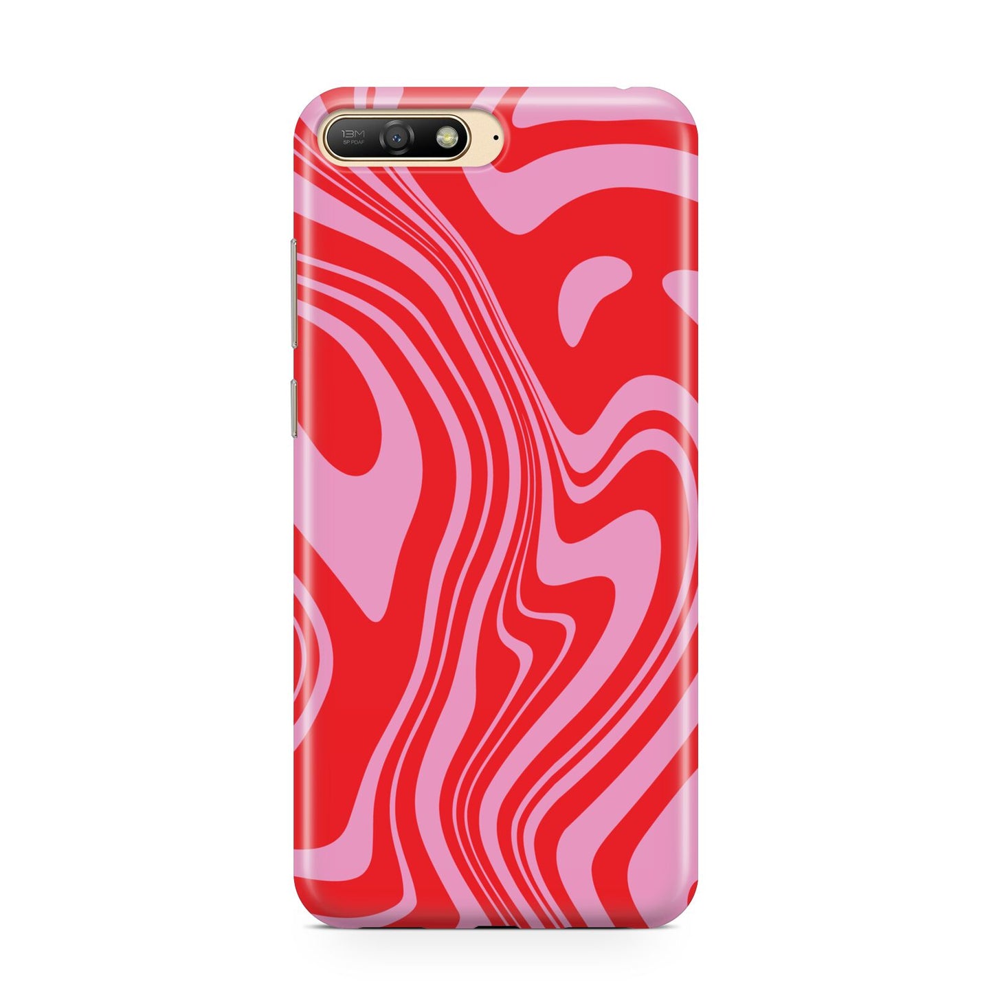 Red Swirl Huawei Y6 2018
