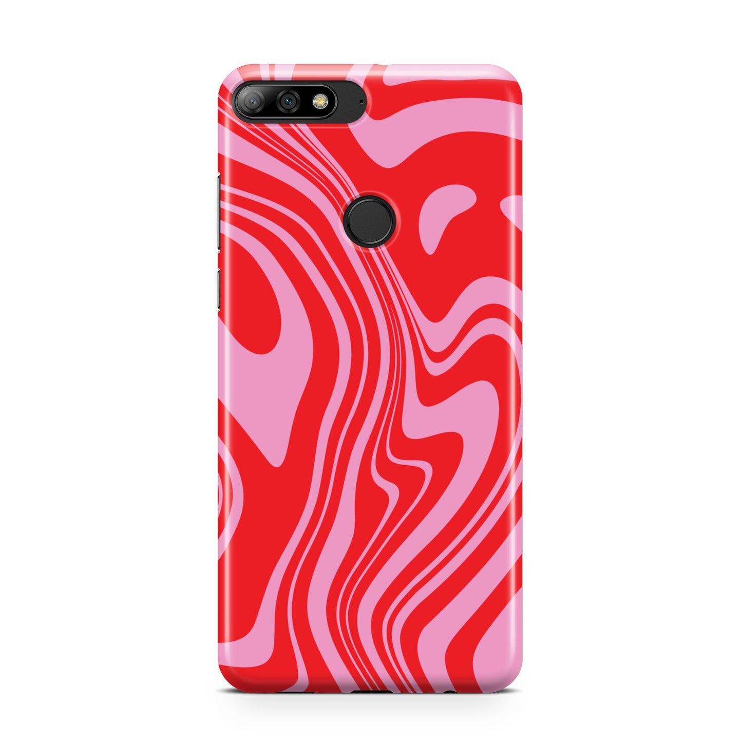 Red Swirl Huawei Y7 2018