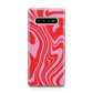 Red Swirl Samsung Galaxy S10 Plus Case