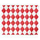 Red White Harlequin Personalised Wrapping Paper Alternative