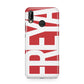 Red and White Chunky Name Huawei P20 Lite Phone Case