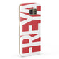 Red and White Chunky Name Samsung Galaxy Case Fourty Five Degrees