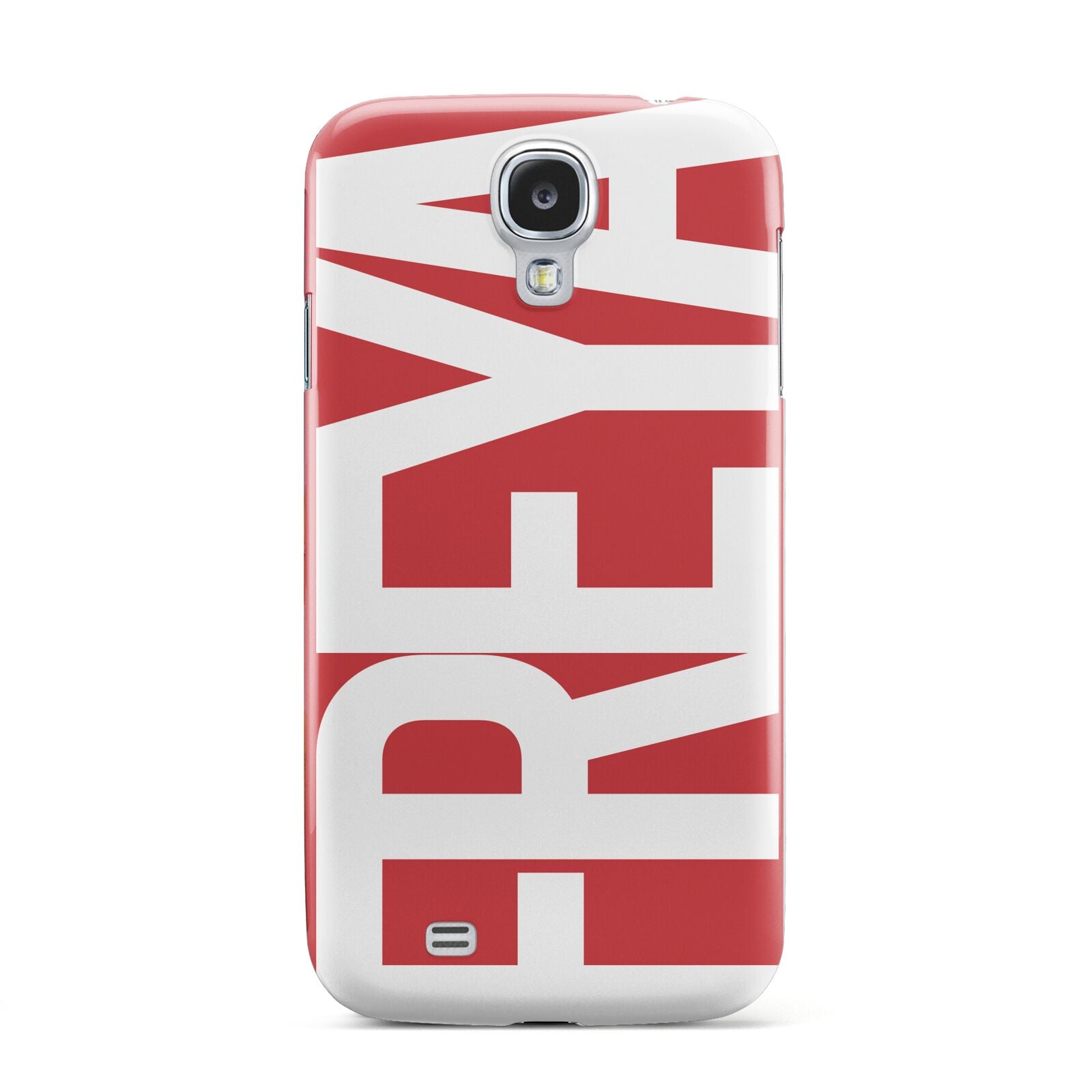 Red and White Chunky Name Samsung Galaxy S4 Case