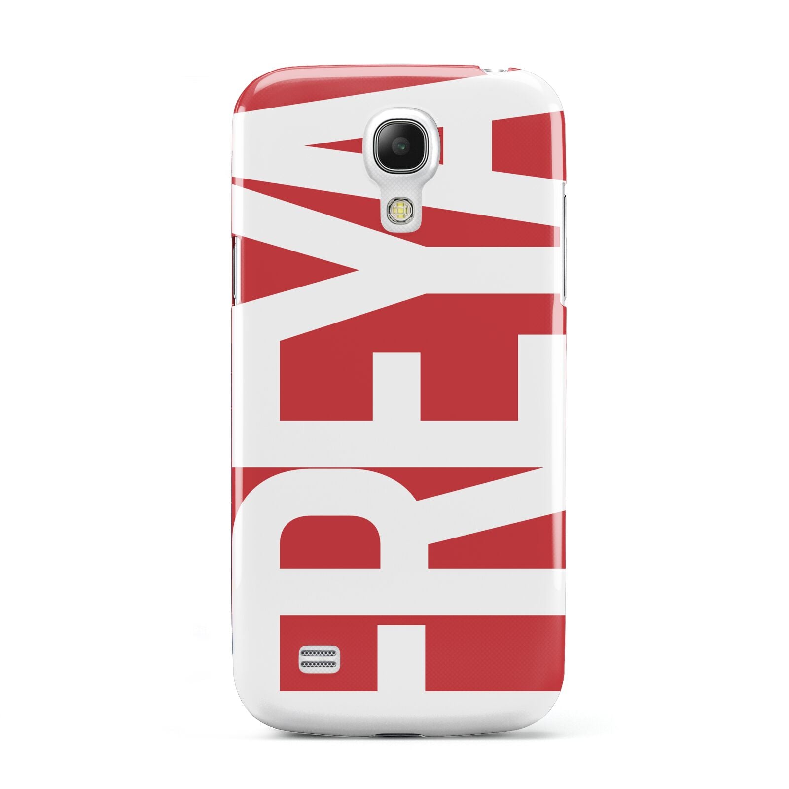 Red and White Chunky Name Samsung Galaxy S4 Mini Case